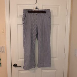 NWOT Vineyard vines cropped seersucker pants
